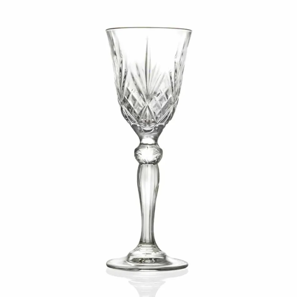 Vaso de Licor de Diseño Vintage en Cristal Ecológico 12 Piezas - Cantabile viadurini