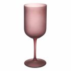 Copas de vino de colores en vidrio esmerilado con efecto hielo 12 piezas - Norvegio viadurini