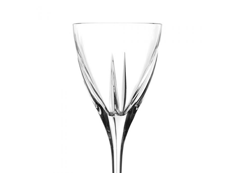 Vasos de licor en cristal ecológico coloreado o transparente 12 piezas - Amalgama viadurini