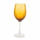 Copas de vino de vidrio de colores y modernas 12 piezas Servicio elegante - Persia viadurini