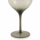 Copas de vino en vidrio de color gris, morado o aguamarina 12 piezas - Aperi viadurini