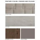 Dormitorio con 4 elementos de diseño moderno Made in Italy - Eléctrico viadurini