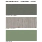 Dormitorio con 5 elementos modernos Made in Italy de alta calidad - Rieti viadurini