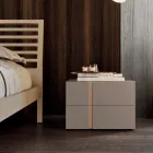 Dormitorio de estilo moderno con 5 elementos Made in Italy Alta calidad - Precioso viadurini