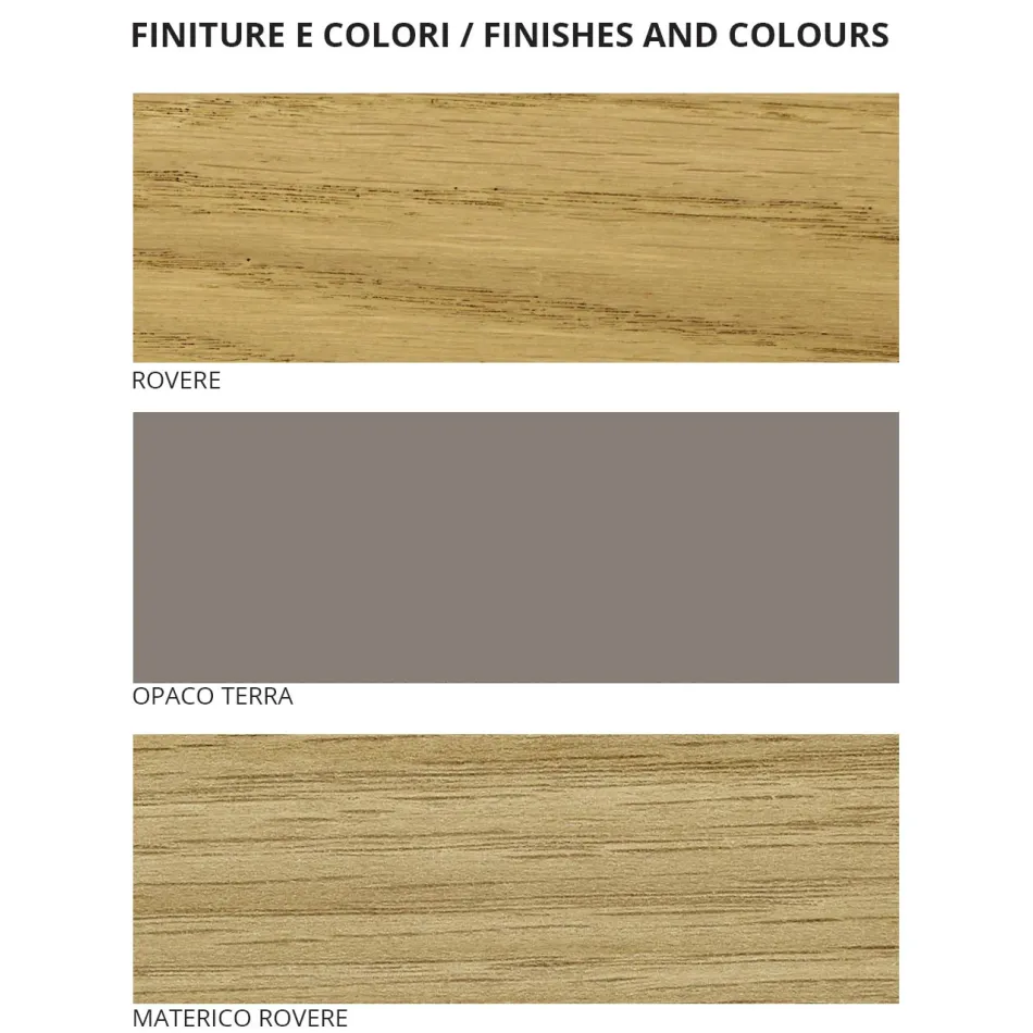 Dormitorio de estilo moderno con 5 elementos Made in Italy Alta calidad - Precioso viadurini