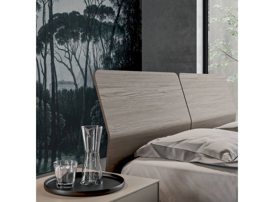 Dormitorio completo con 4 elementos Made in Italy de alta calidad - Odema viadurini