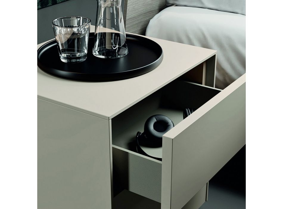 Dormitorio completo con 4 elementos Made in Italy de alta calidad - Odema viadurini