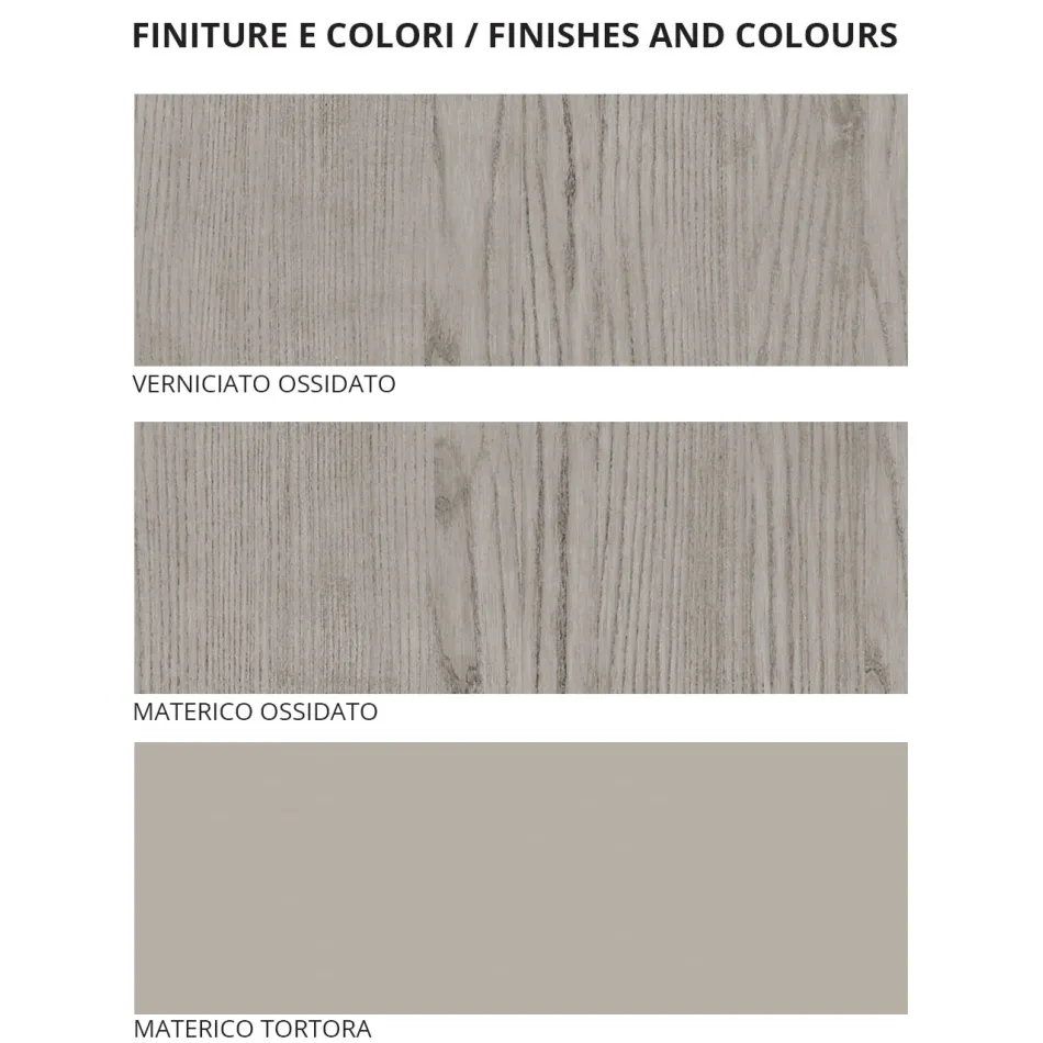 Dormitorio completo con 4 elementos Made in Italy de alta calidad - Odema viadurini