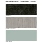 Dormitorio completo con 4 elementos modernos Made in Italy Precious - Verminia viadurini