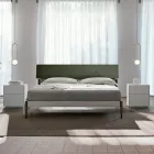 Dormitorio completo con 4 elementos modernos Made in Italy Precious - Verminia viadurini