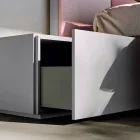 Dormitorio completo con 5 elementos Made in Italy de alta calidad - Cuarzo viadurini