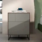 Dormitorio completo con 5 elementos modernos Made in Italy - Shaila viadurini