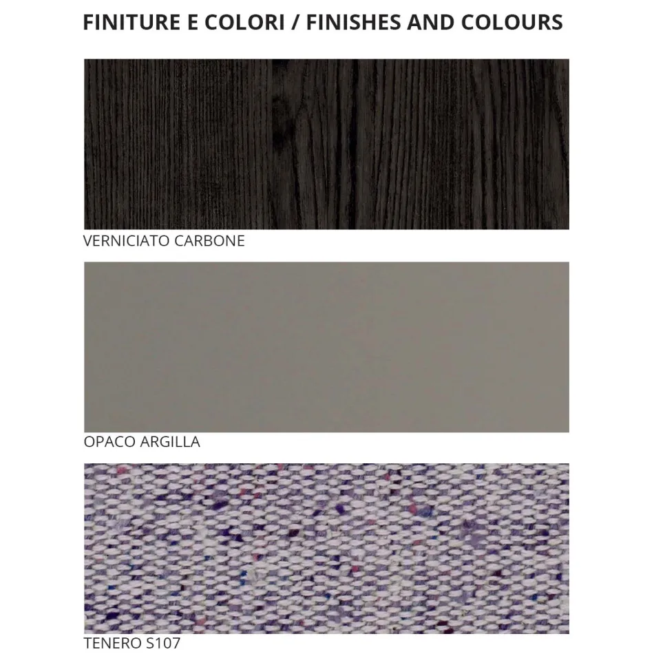 Dormitorio de lujo completo de 6 elementos Made in Italy - Adige viadurini