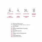 Chimenea con cerámica y mesa de cristal bioetanol Jim, fabricado en Italia viadurini