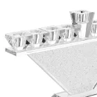 Candelabro de cristal de 9 llamas de diseño de lujo italiano - Wanni viadurini