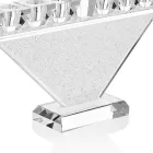 Candelabro de cristal de 9 llamas de diseño de lujo italiano - Wanni viadurini