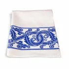 Lienzo de lino de artesanía italiana con diseño impreso a mano - Marcas comerciales viadurini