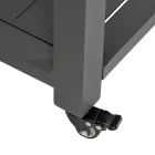 Carrito de exterior de aluminio pintado con diferentes acabados - Hotel viadurini