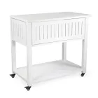 Carrito de exterior de aluminio pintado con diferentes acabados - Hotel viadurini