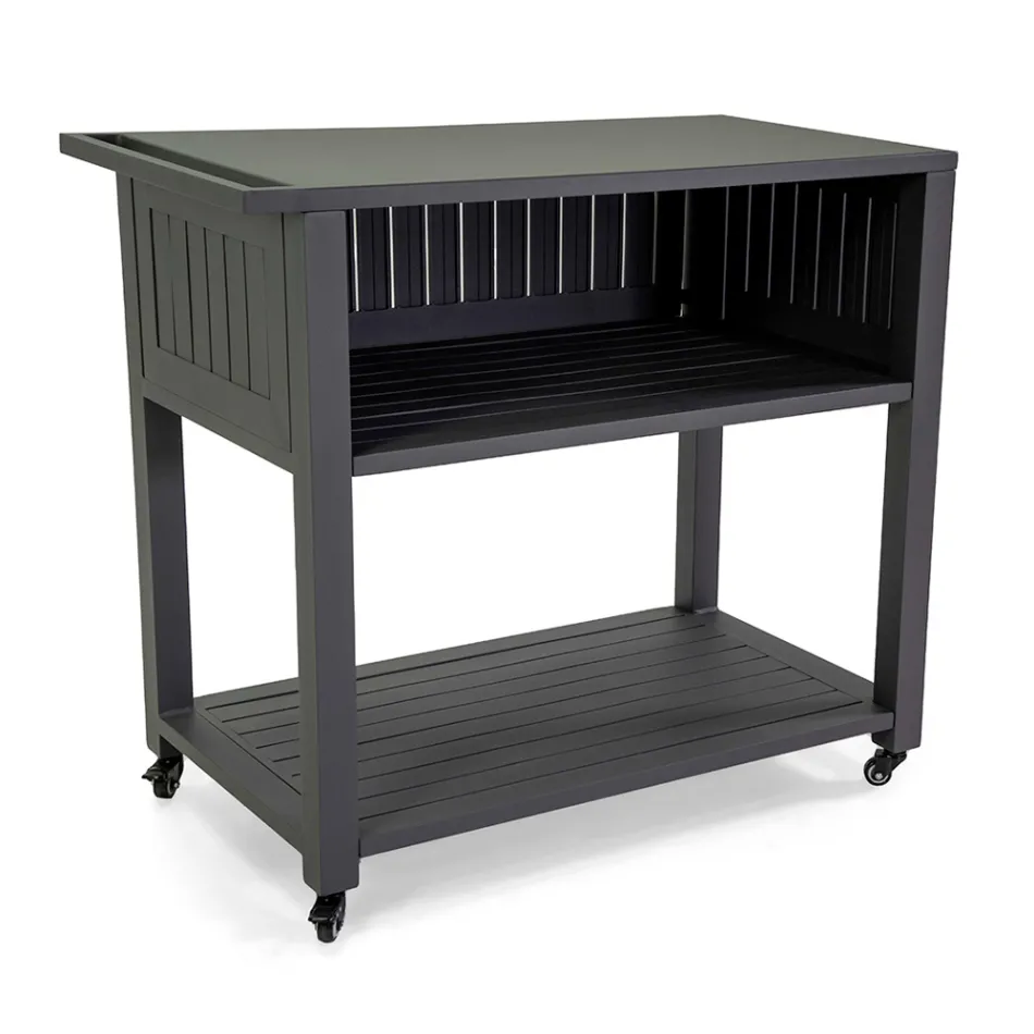 Carrito de exterior de aluminio pintado con diferentes acabados - Hotel viadurini