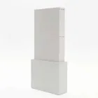 extensiones de compras puerta de poro abierto melamina blanca Columbus viadurini