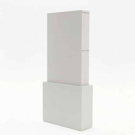 extensiones de compras puerta de poro abierto melamina blanca Columbus viadurini