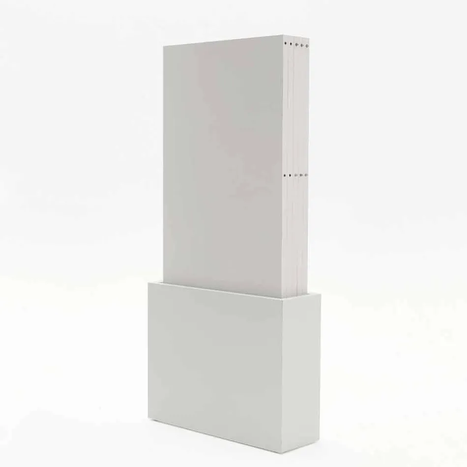 extensiones de compras puerta de poro abierto melamina blanca Columbus viadurini