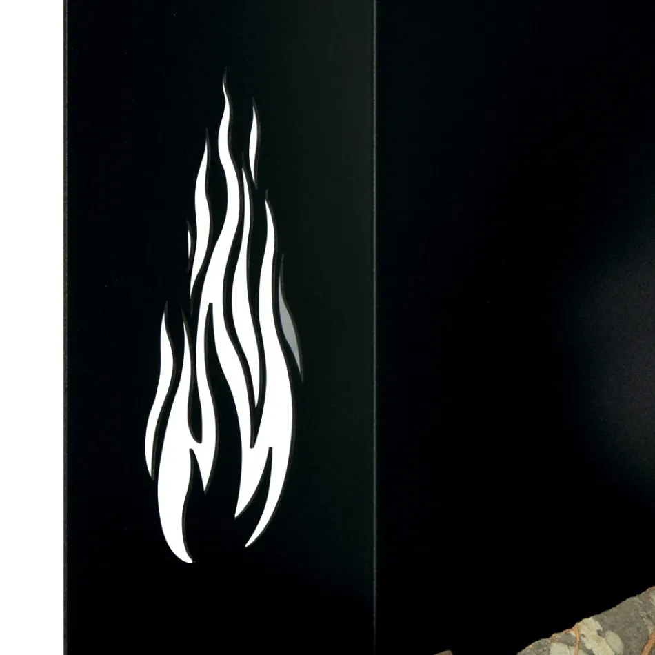 Carro de madera con cajón y ruedas Made in Italy - Alpaca viadurini