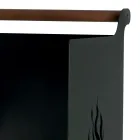 Carro de madera con cajón y ruedas Made in Italy - Alpaca viadurini