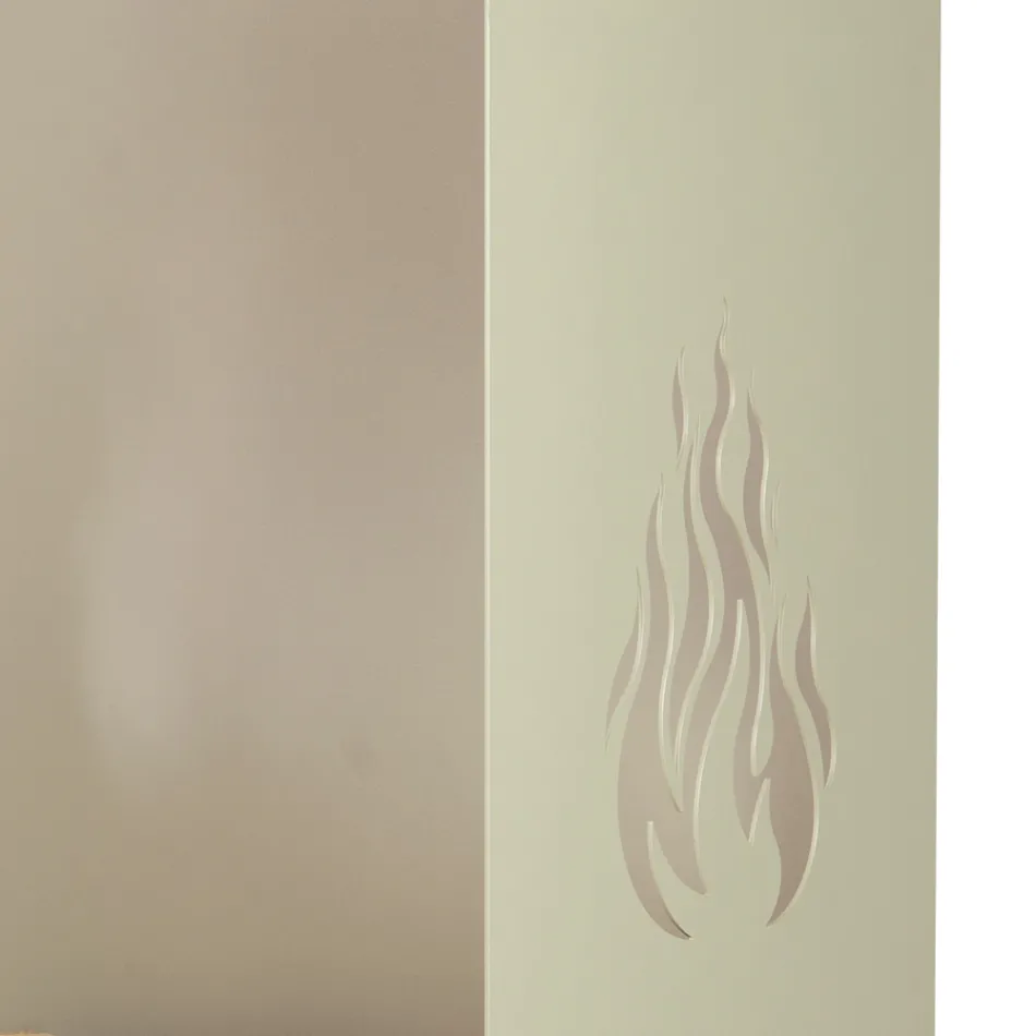 Carro de madera con cajón y ruedas Made in Italy - Alpaca viadurini