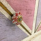 Cómoda de madera hecha a mano con cajones de colores Made in Italy - Brighella viadurini