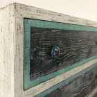 Cajonera artesanal en madera de abeto con 3 cajones Made in Italy - Mono viadurini