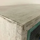 Cajonera artesanal en madera de abeto con 3 cajones Made in Italy - Mono viadurini