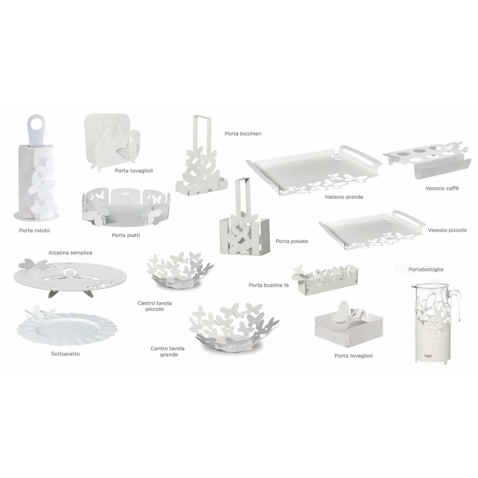 Centro de mesa hecho a mano en hierro, hecho en Italia - Leiden viadurini