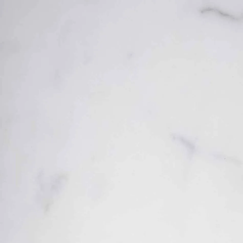Centro de mesa de mármol blanco de Carrara Made in Italy - Bryan viadurini