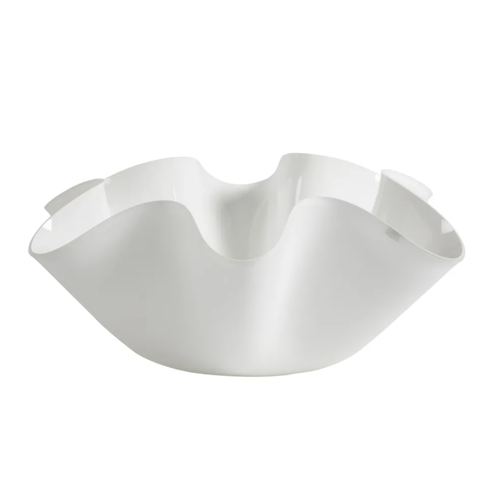 Centro de mesa en cristal acrílico varios acabados Made in Italy - Faustillo viadurini