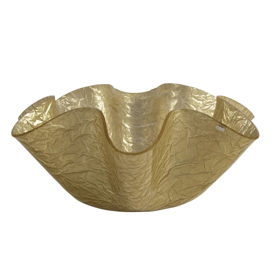 Centro de mesa en cristal acrílico varios acabados Made in Italy - Faustillo viadurini