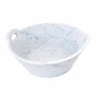 Cesta en mármol blanco de Carrara de diseño de lujo italiano - Tinozzo viadurini