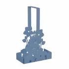 Cesta de hierro con diseño moderno y portavasos hecha en Italia - Marken viadurini