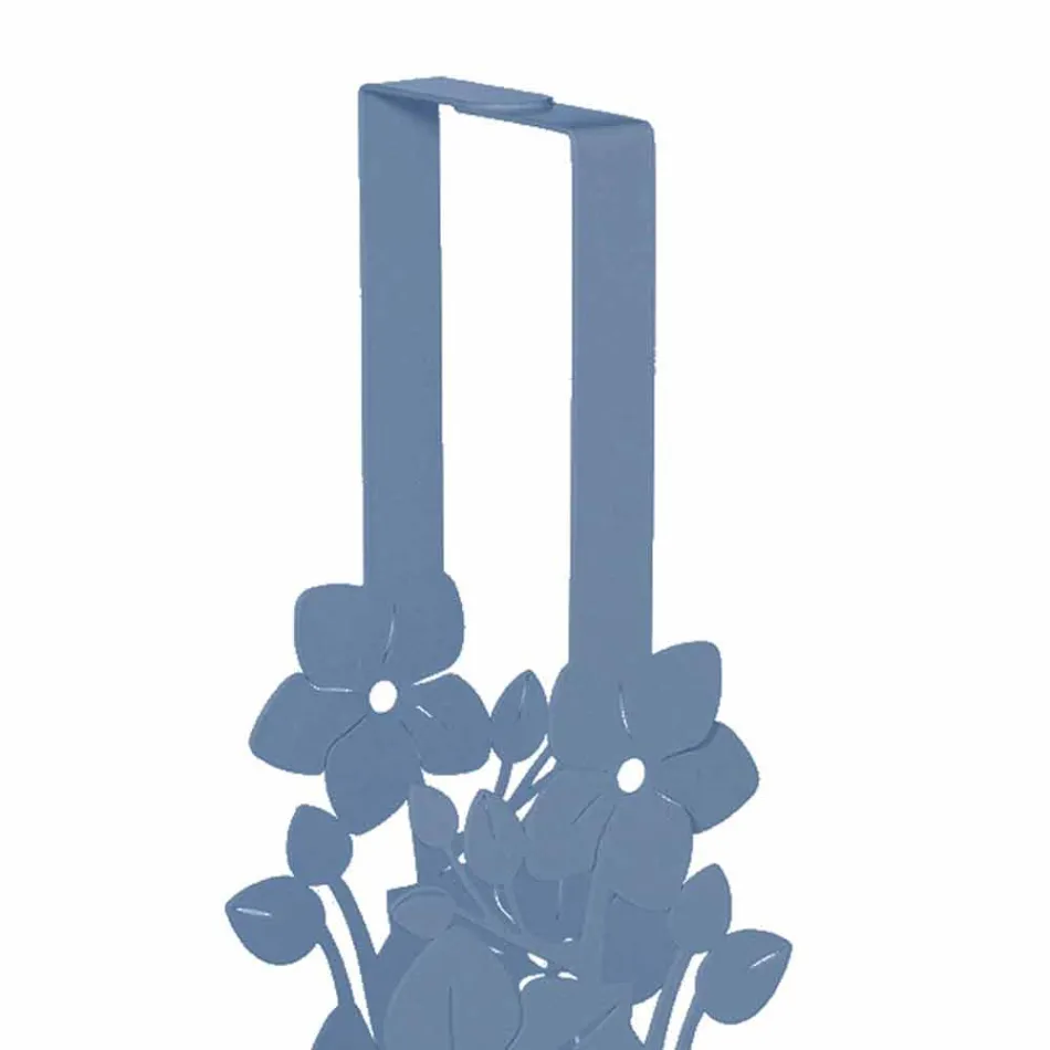 Cesta de hierro con diseño moderno y portavasos hecha en Italia - Marken viadurini