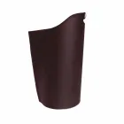 soporte de la pastilla cubierta cesta de cuero de diseño 15 Kg Sapel viadurini