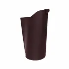 soporte de la pastilla cubierta cesta de cuero de diseño 15 Kg Sapel viadurini