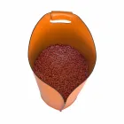 soporte de la pastilla cubierta cesta de cuero de diseño 15 Kg Sapel viadurini