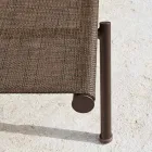 Chaise Longue de Jardín Aluminio y Tejido Técnico - Bahia by Varaschin viadurini