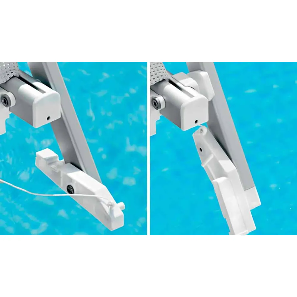 Chaise Longue de jardín moderno con sombrilla y respaldo reclinable - Arnold viadurini