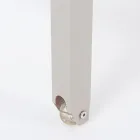 Chaise Longue de Jardín Reclinable de Aluminio, Homemotion, 4 Piezas - Lester viadurini