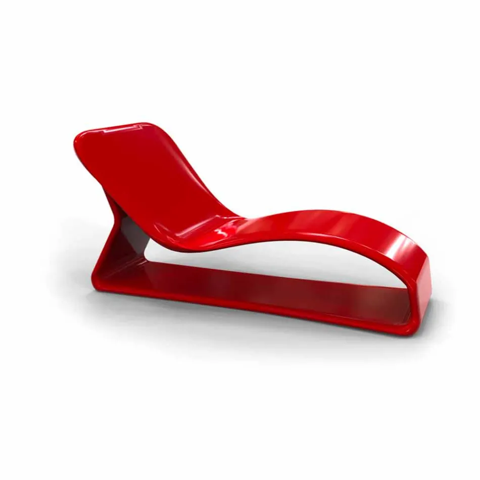 Chaise Longue Kobra de diseño moderno hecho en Italia viadurini