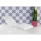 Chaise longue de diseño en plexiglás Josue transparente hecho en Italia viadurini