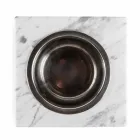 Cuenco para Perros y Gatos en Mármol Blanco Carrara Hecho en Italia - Ciotta viadurini