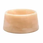 Cuenco moderno para perros y gatos en mármol rosa Portugal o verde Guatemala - Catt viadurini